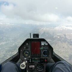Flugwegposition um 13:07:28: Aufgenommen in der Nähe von Arrondissement de Gap, Frankreich in 3252 Meter